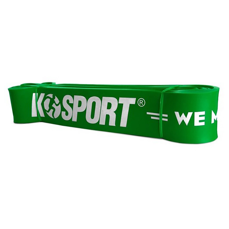 Стрічка для вправ Power Band 1 K-Sport KS-277 зелена 23 х 57кг