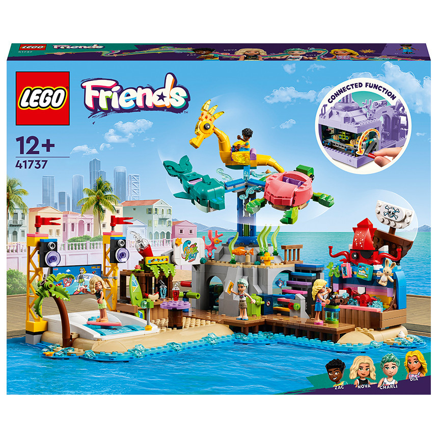 Конструктор LEGO Friends Пляжный парк развлечений 41737, 1348 деталей