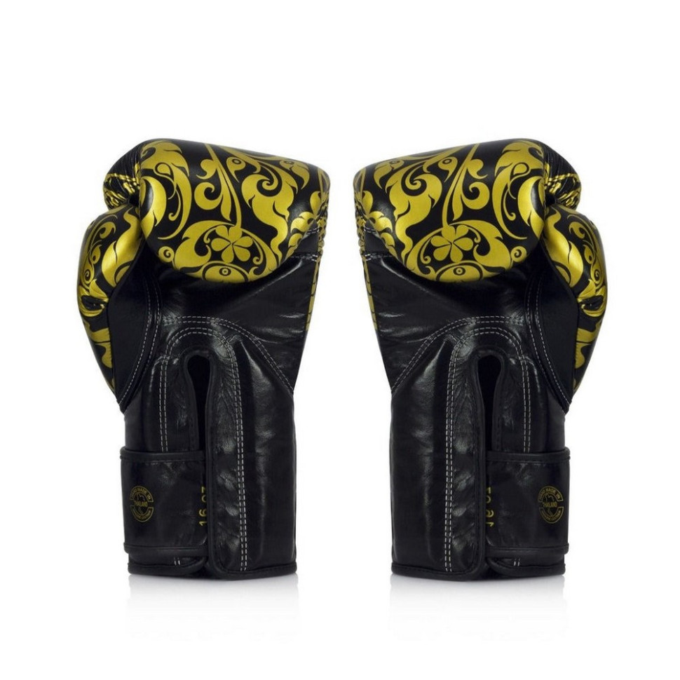 Боксерские перчатки BGVG2 Velcro Fairtex BGVG2_Velcro_12oz_Black 12 унций (бинты в комплекте)