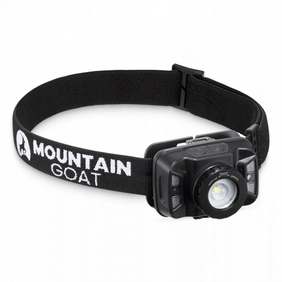 Ліхтар налобний Mountain Goat P-59077393184 Black 350 люмен