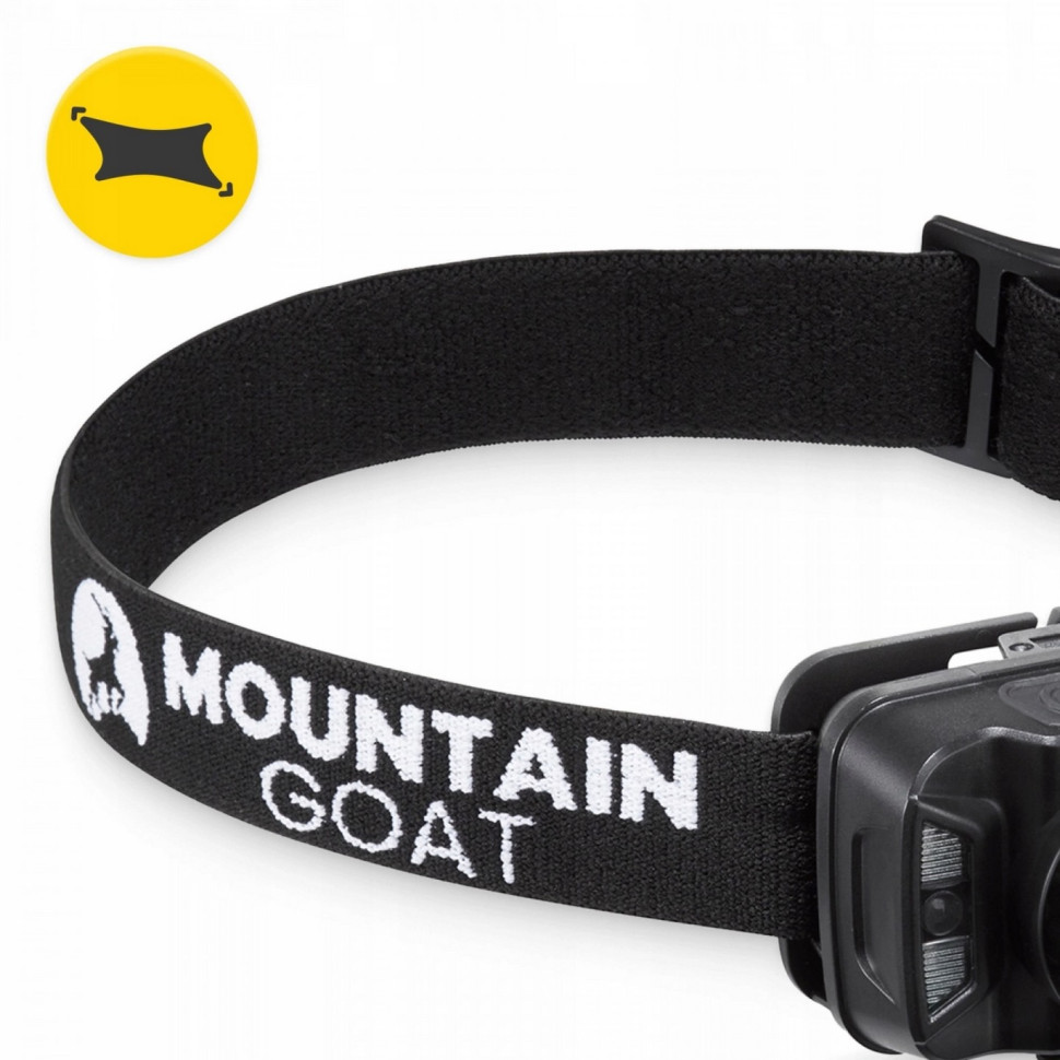 Ліхтар налобний Mountain Goat P-59077393184 Black 350 люмен