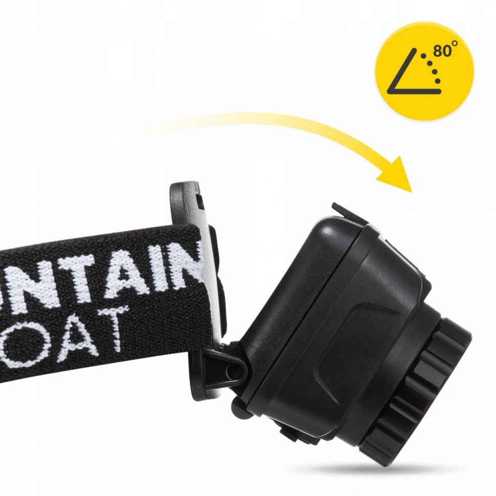 Ліхтар налобний Mountain Goat P-59077393184 Black 350 люмен