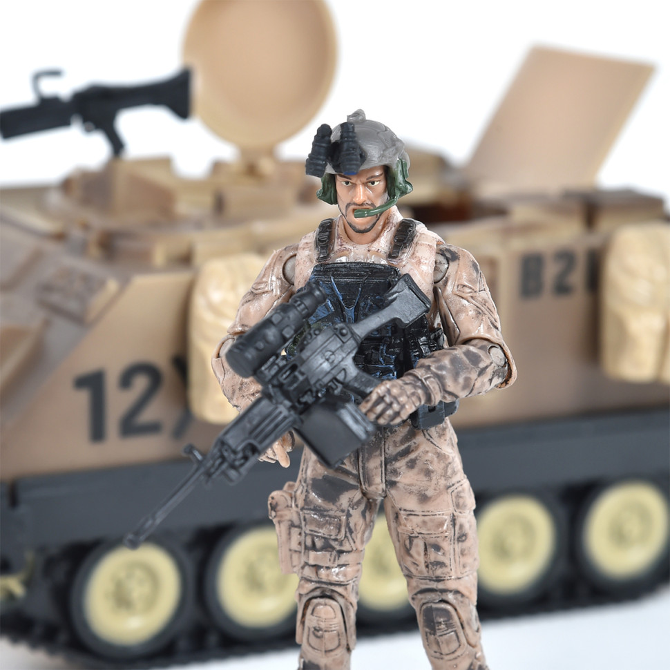 Ігровий набір БРОНЕТРАНСПОРТЕР M113 ELITE FORCE 101857 машина, фігурка, аксесуари