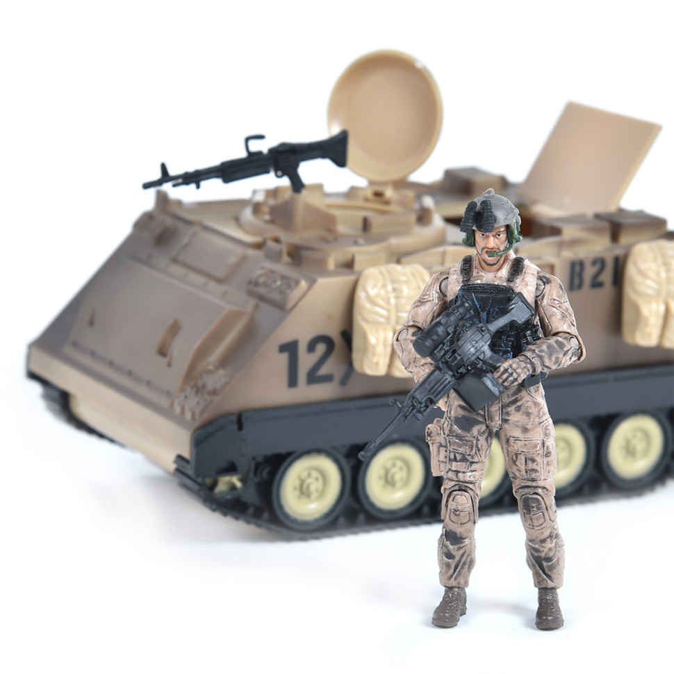 Ігровий набір БРОНЕТРАНСПОРТЕР M113 ELITE FORCE 101857 машина, фігурка, аксесуари