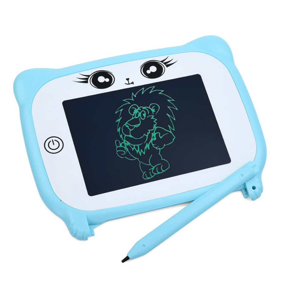 Дитячий розвиваючий LCD планшет для малювання Bambi KS666-1(Blue) 4,4 дюйми, на батарейці