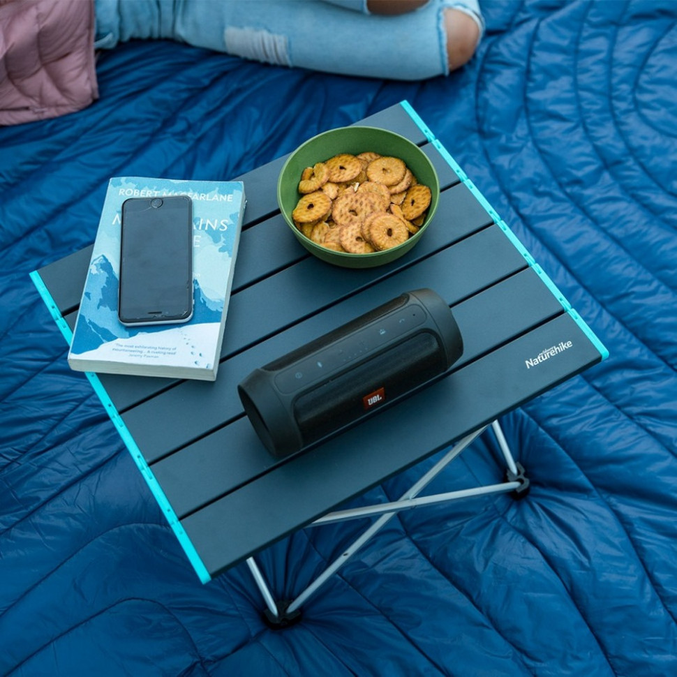 Cтіл розкладний NH19Z008-Z Naturehike 6927595737293 алюміній, Розмір S, сірий