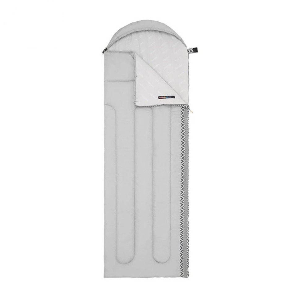 Спальник с капюшоном L250 NH21MSD07 Naturehike 6927595774847-R, (9°C), правый, серый