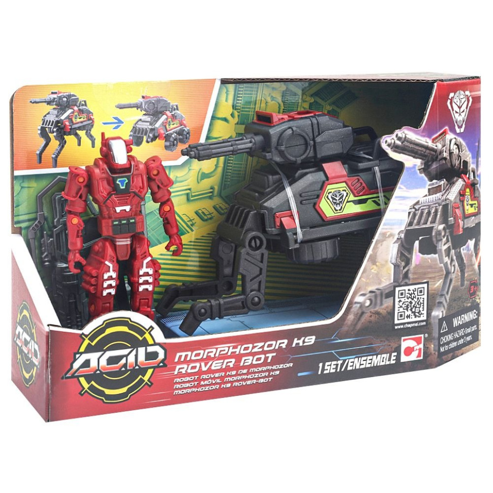 Игровой Набор МорфоЗор К9 Ровер-бот A.C.I.D. 535002 с аксессуарами