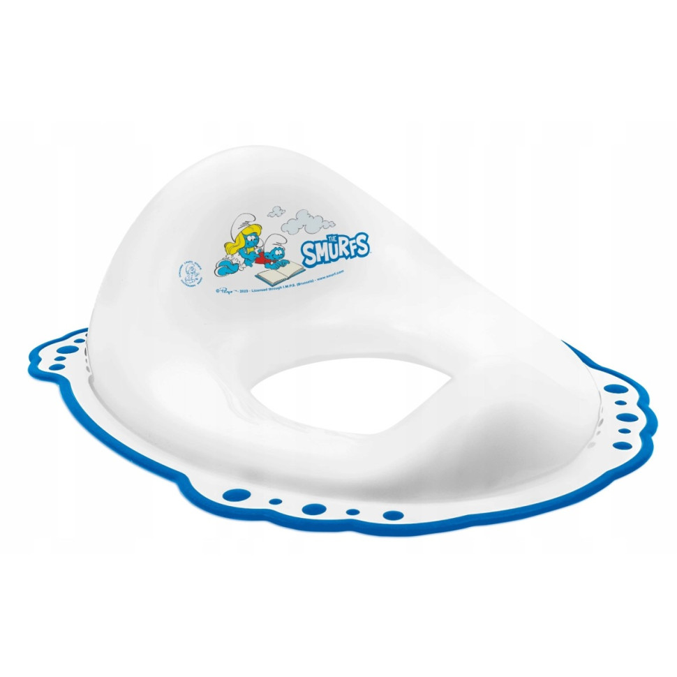 Дитяча накладка на унітаз Smurfs Maltex 1413_37 біло-блакитний