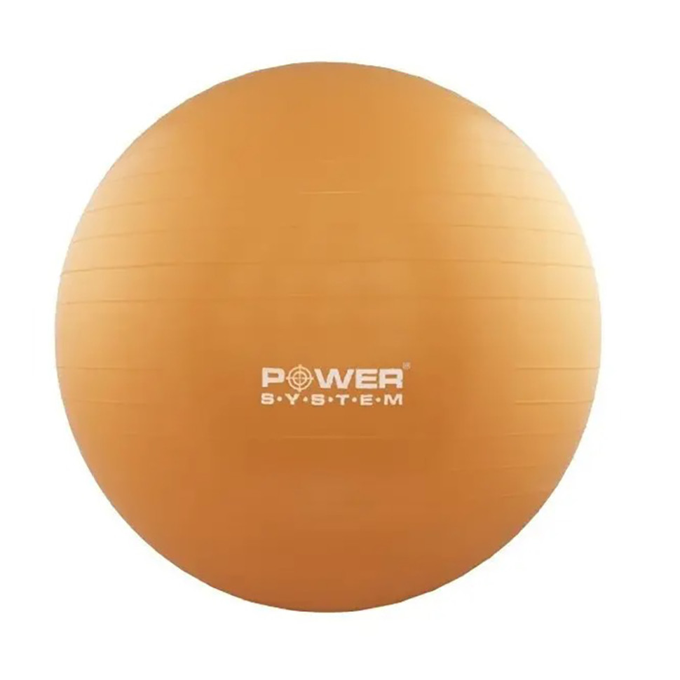 Мяч для фитнеса и гимнастики Power System PS-4013_75cm_Orange