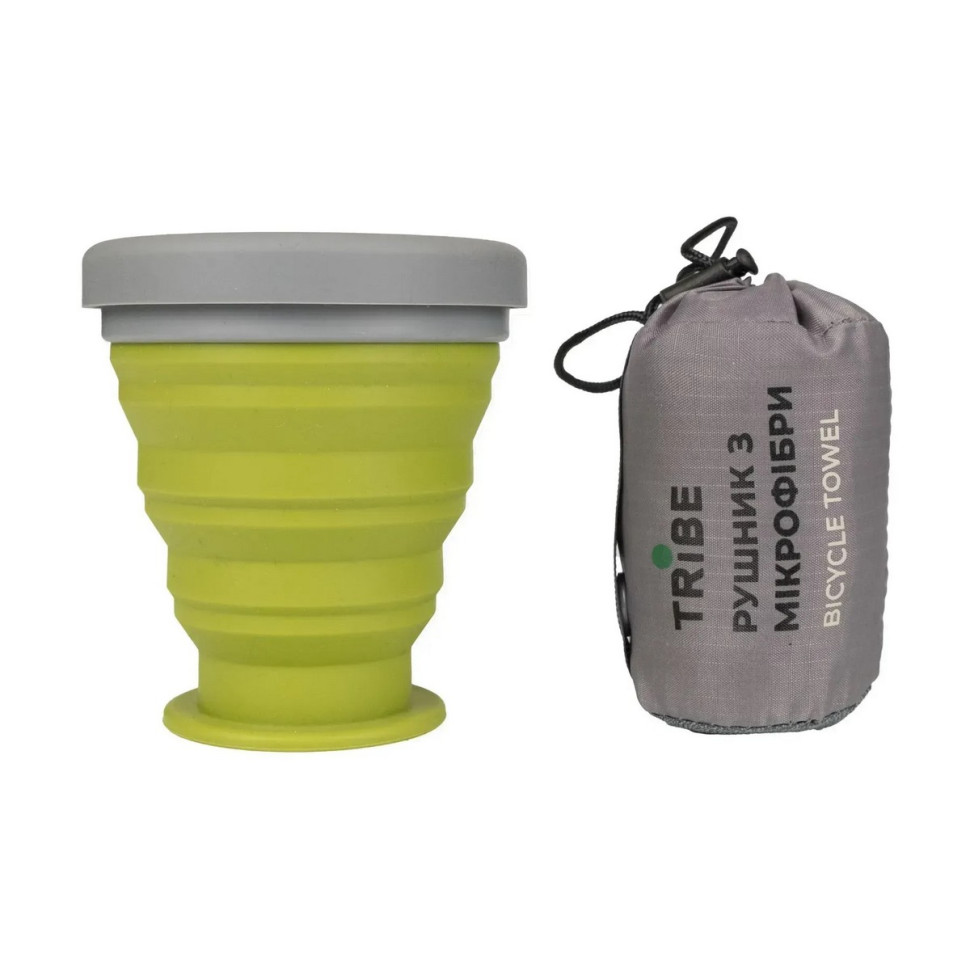 Полотенце из микрофибры Bicycle Towel Tribe T-LC-0005-S-olive 40х80 см