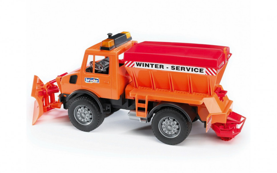 Машинки модельки Снігоприбиральний автомобіль MB Unimog, М1: 16 02 572