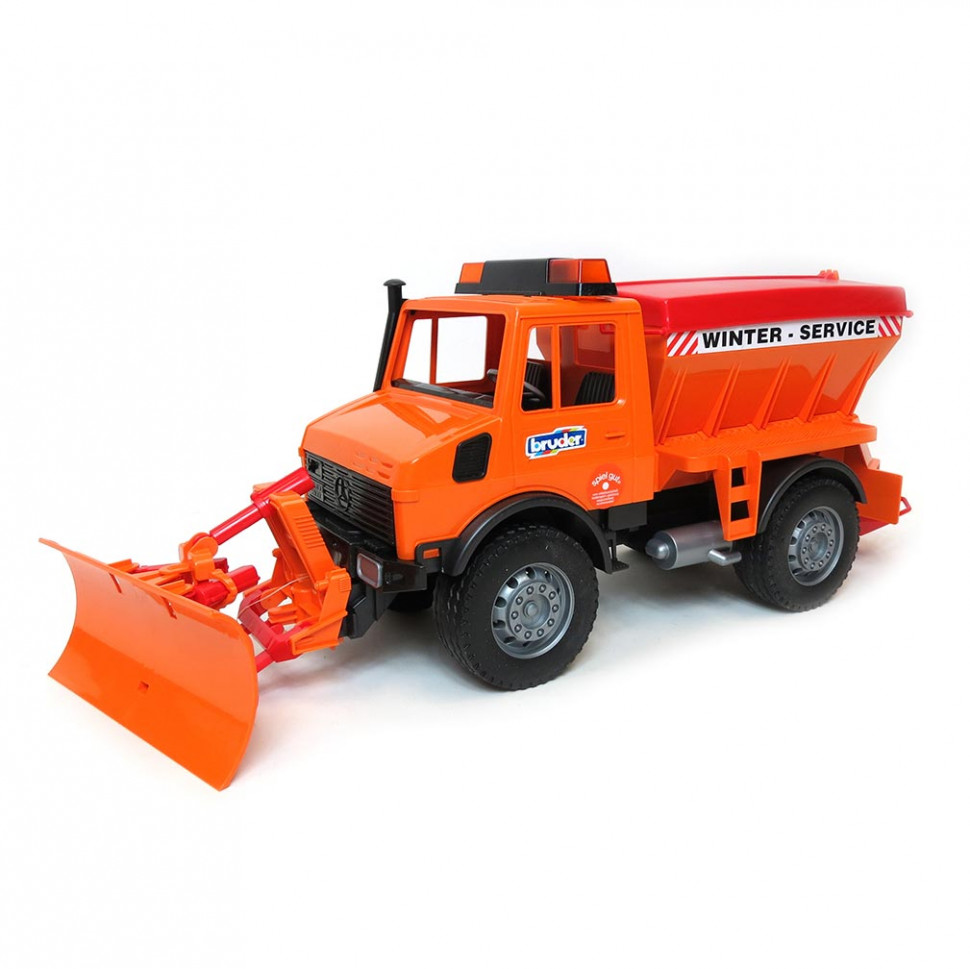 Машинки модельки Снігоприбиральний автомобіль MB Unimog, М1: 16 02 572