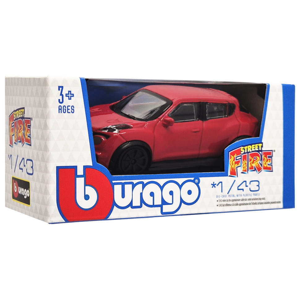Коллекционная автомодель Nissan JUKE-R Bburago 18-30010B-17 масштаб 1:43