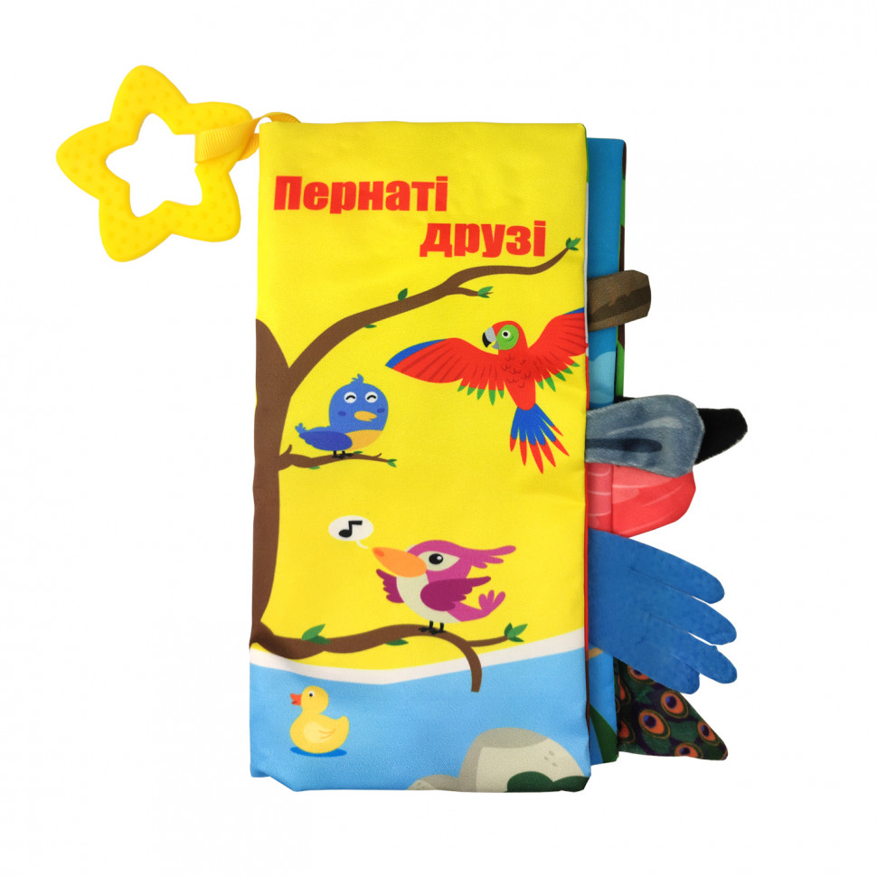 М'яка книжка-прорізувач Limo Toy HB 0016 22 см