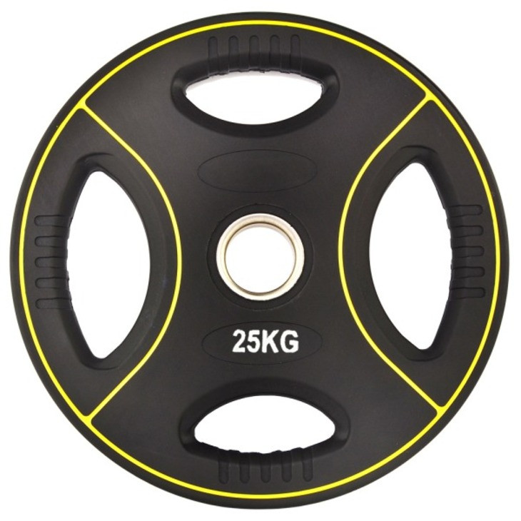 Олимпийский диск FF51C4D Fitnessport 131612FS, уретановый 25 кг