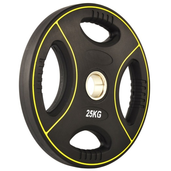 Олимпийский диск FF51C4D Fitnessport 131612FS, уретановый 25 кг