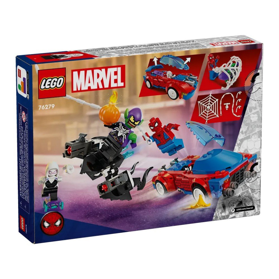 Конструктор Автомобіль для гонки Людини-Павука LEGO 76279, 227 деталей