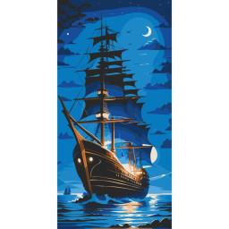 Картина по номерам "Жемчужина ночи" Art Craft 10566-AC 40x80 см Картина по номерам "Жемчужина ночи" Art Craft 10566-AC 40x80 см