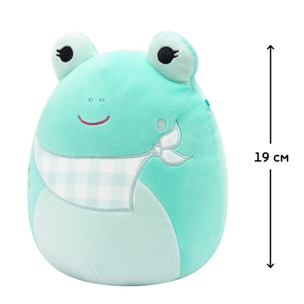 Дитяча м'яка іграшка Жабка Нові Squishmallows SQER01230, 19 см