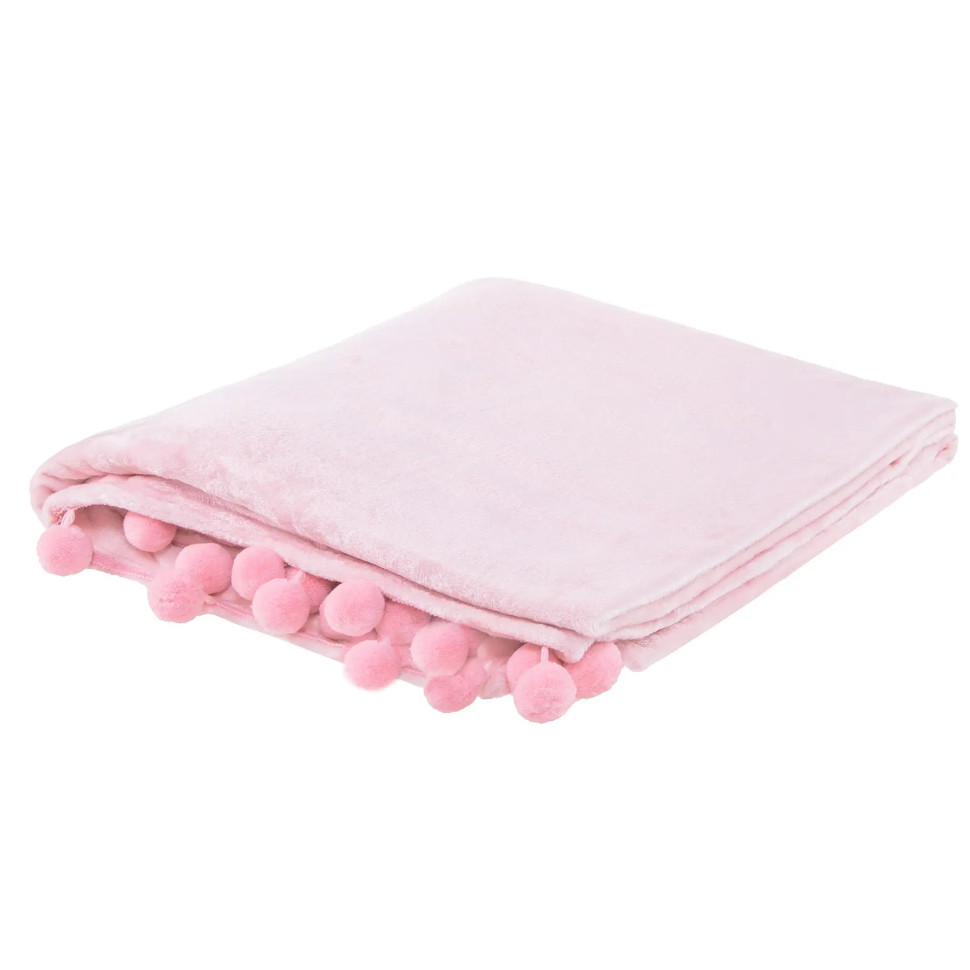 Плед-покрывало Extra Soft Springos HA7082 розовый 200x220 см