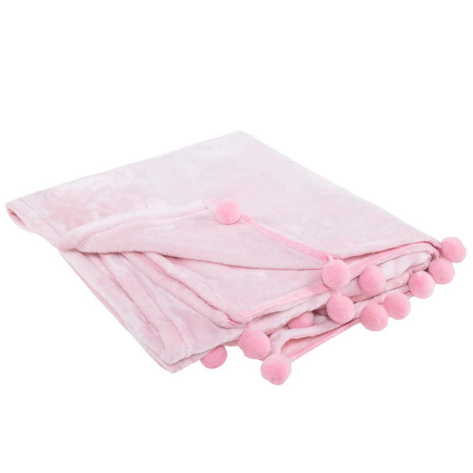 Плед-покрывало Extra Soft Springos HA7082 розовый 200x220 см