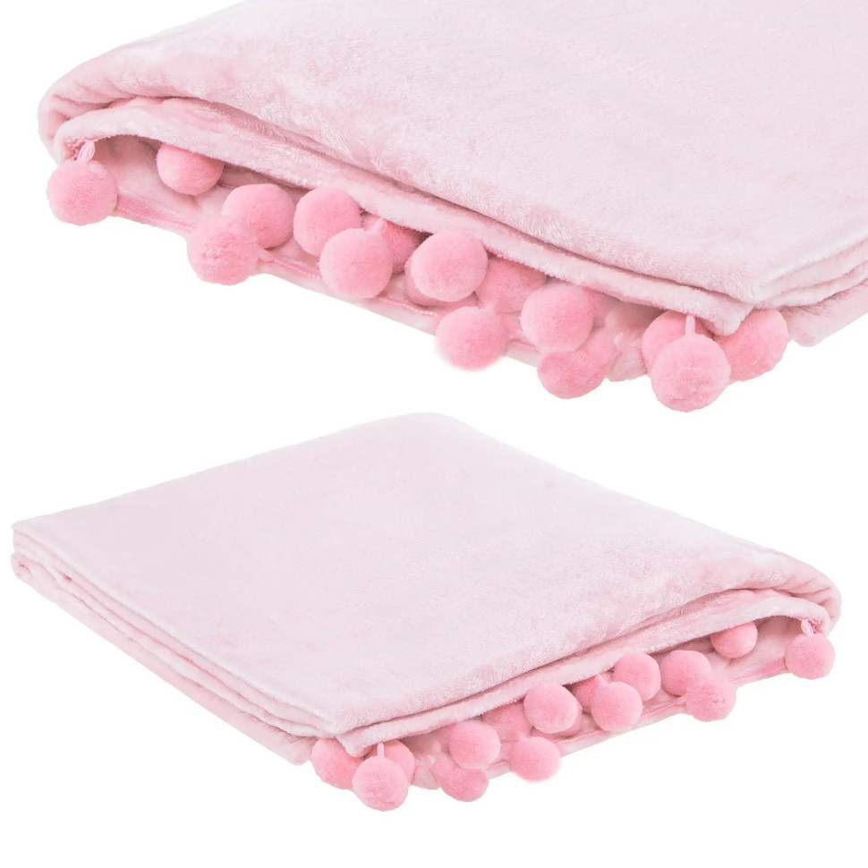 Плед-покрывало Extra Soft Springos HA7082 розовый 200x220 см