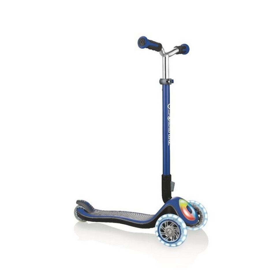 Дитячий триколісний самокат ELITE PRIME GLOBBER 444-800 синій, колеса з підсвіткою