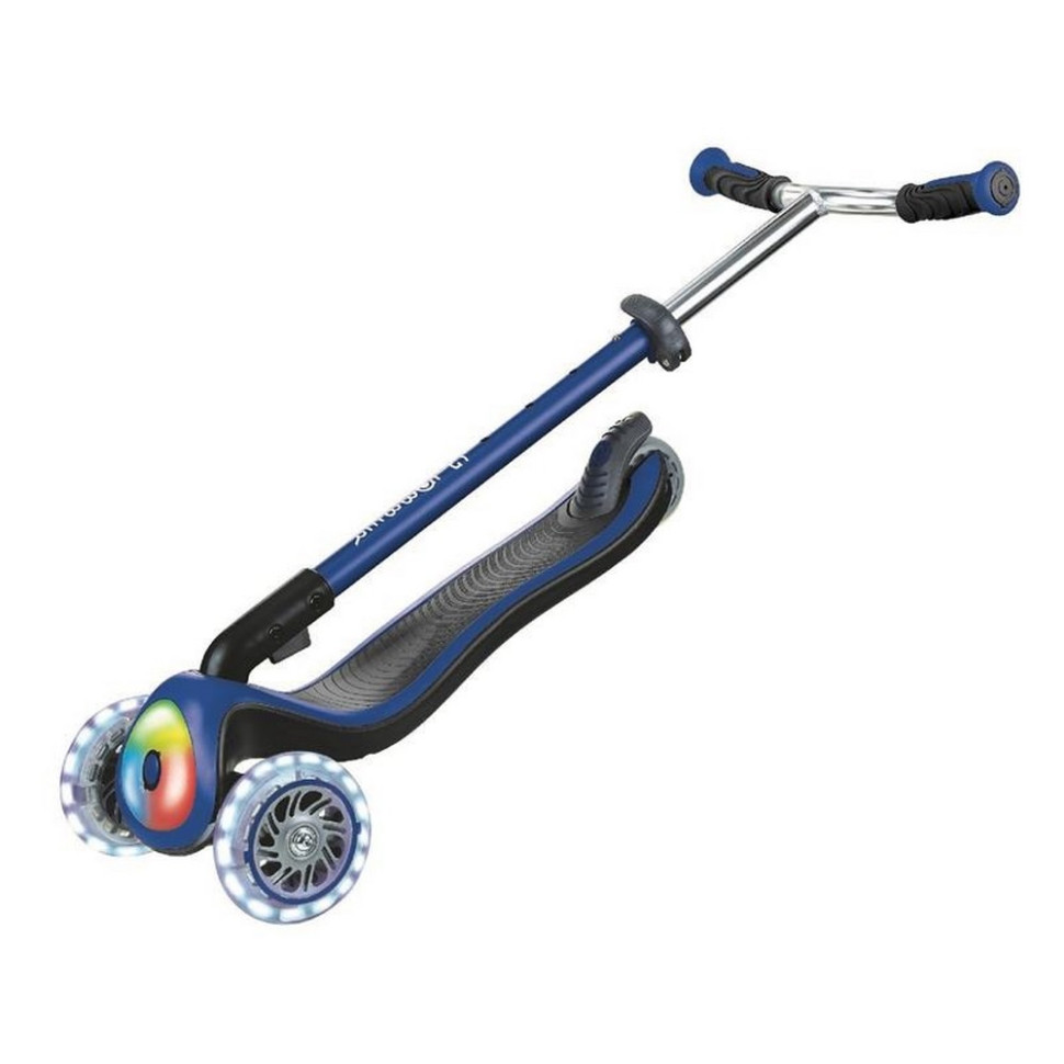 Дитячий триколісний самокат ELITE PRIME GLOBBER 444-800 синій, колеса з підсвіткою