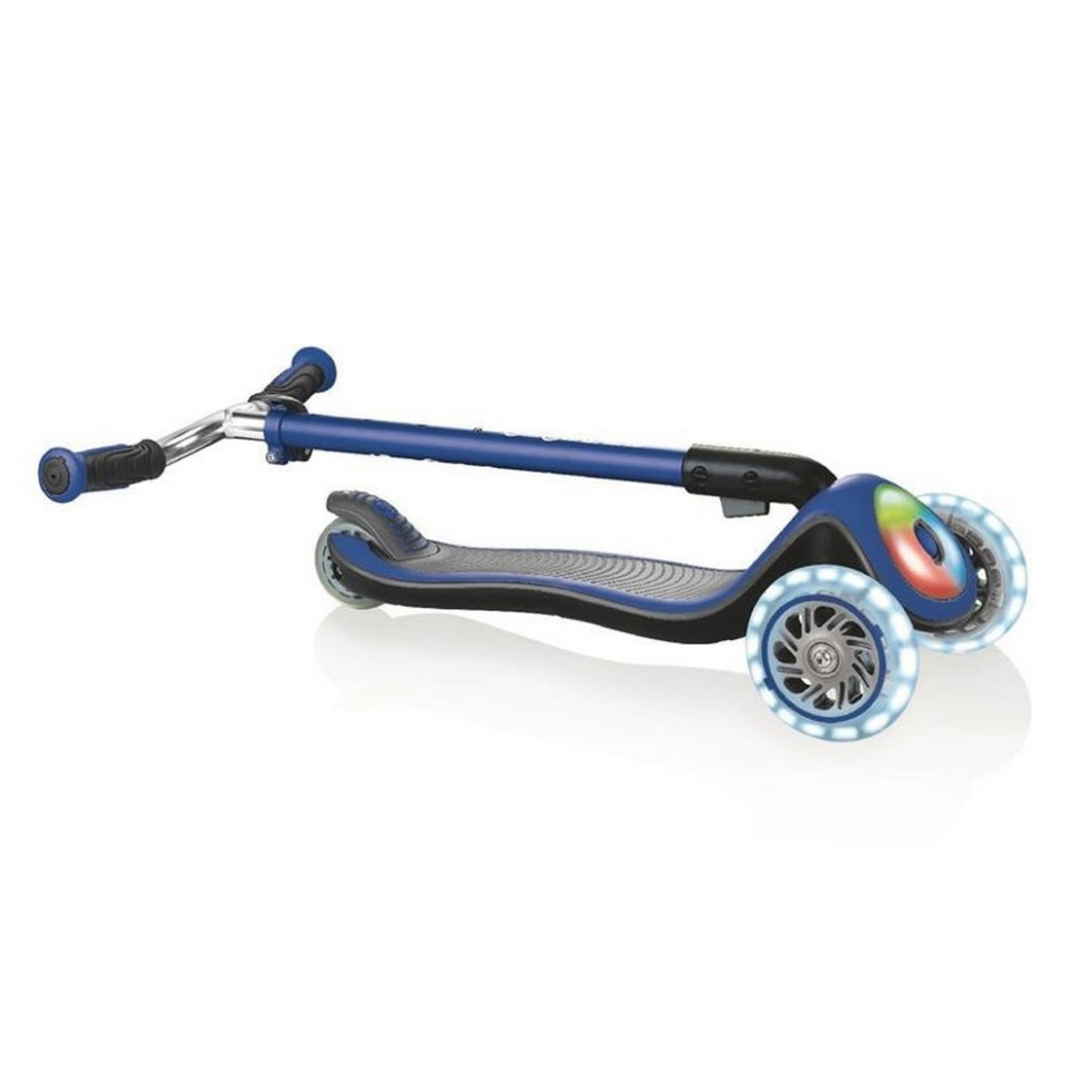 Дитячий триколісний самокат ELITE PRIME GLOBBER 444-800 синій, колеса з підсвіткою