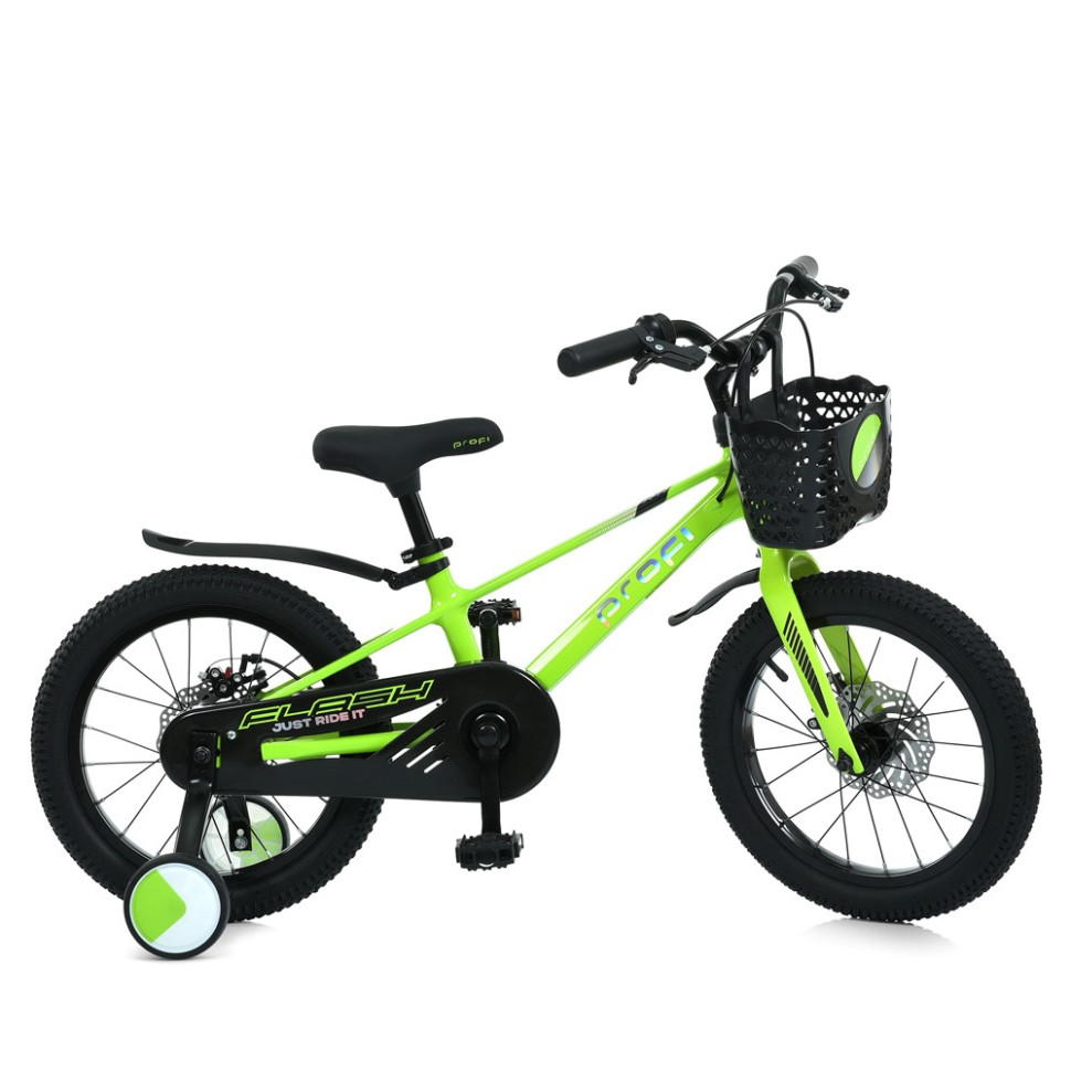 Велосипед детский Flash PROF1 MB 1683 NEON GREEN, колеса 16 дюймов
