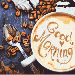Картина по номерам "Good Morning" Идейка KHO5523, 40х40 см