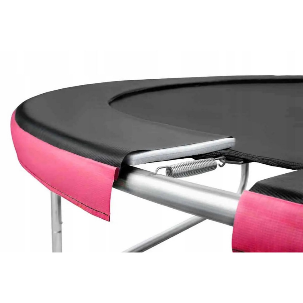Батут із внутрішньою сіткою Premium 4FIZJO 4FJ0604, 10FT 312 см, Black/Pink