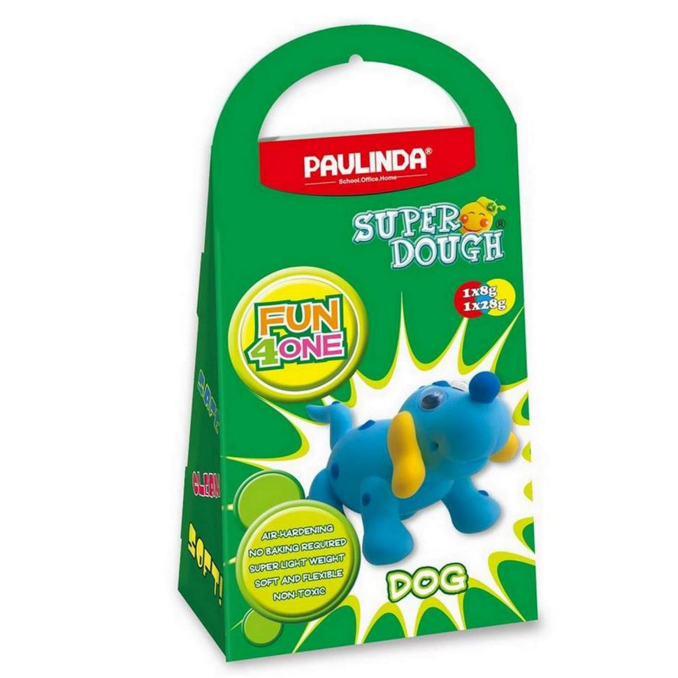 Маса для ліплення Paulinda Super Dough Fun4one Собака (рухливі очі) PL-1562