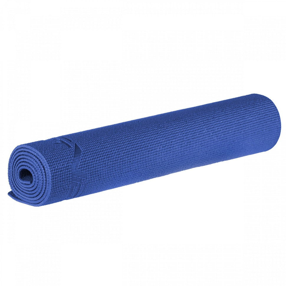 Коврик для йоги и фитнеса SportVida SV-HK0053 PVC 6 мм, Blue