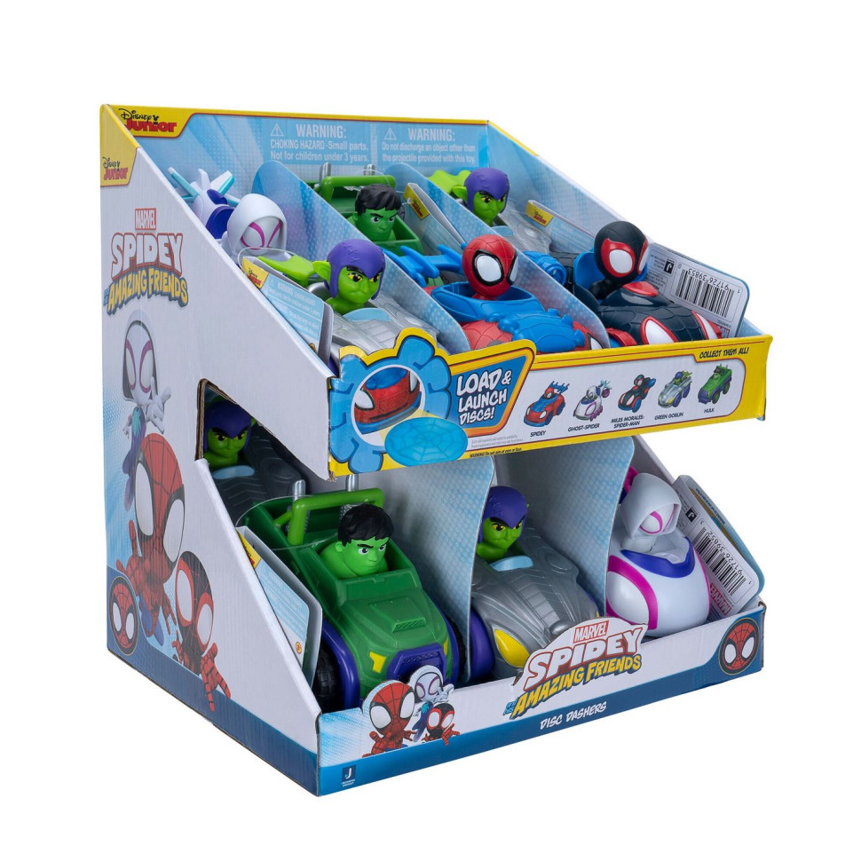 Машинка Spidey Little Vehicle Disc Dashers Miles Morales Майлз Моралес SNF0010