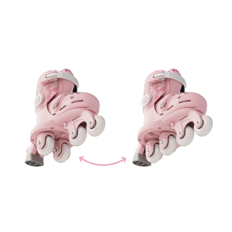 Ролики Yvolution Switch Skates Рожеві YR25P4