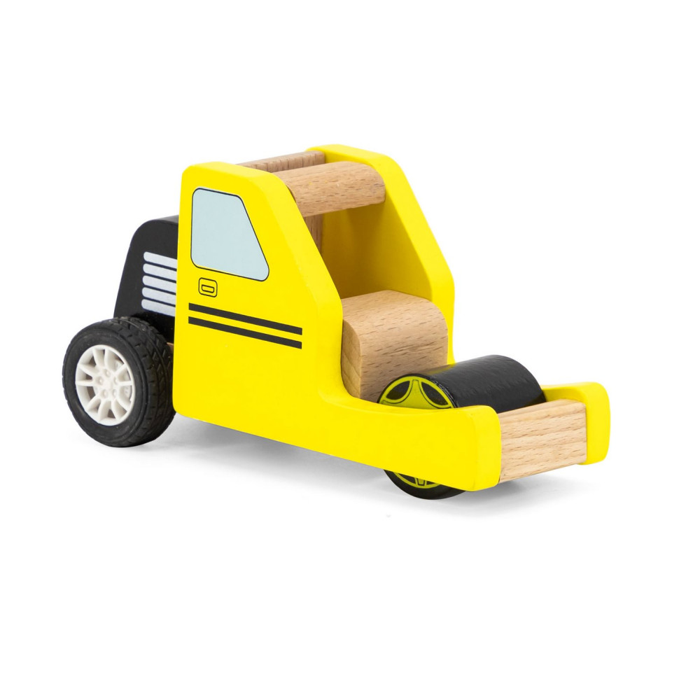 Игрушечная машинка Дорожный каток Viga Toys 44518 деревянный