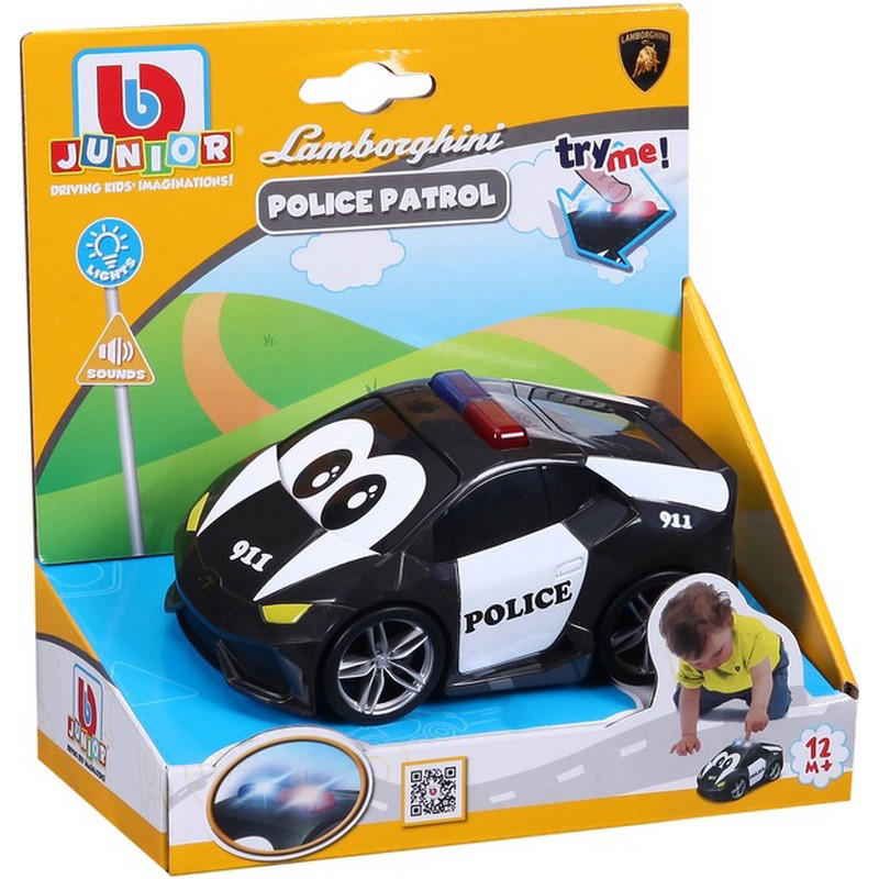 Дитяча ігрова машинка Police Lamborghini Huracan Bb Junior 16-81206
