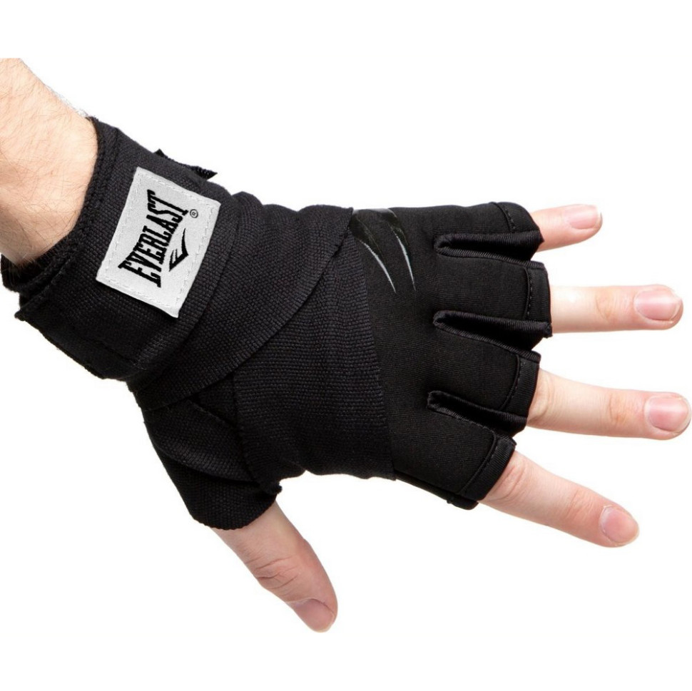Бинти-рукавички EVERGEL FAST WRAPS Everlast 875843-70-8 чорний ,XL