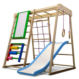 Детский спортивный уголок SportBaby Кроха - 3 Эко Plus 7 с мольбертом