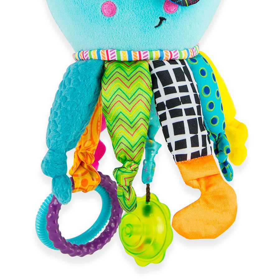 М'яка іграшка-підвіска Кальмар Lamaze L27068 із прорізувачем