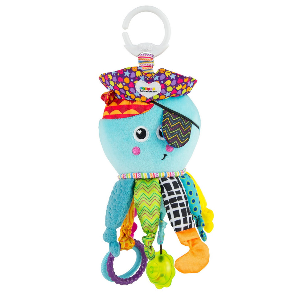 М'яка іграшка-підвіска Кальмар Lamaze L27068 із прорізувачем