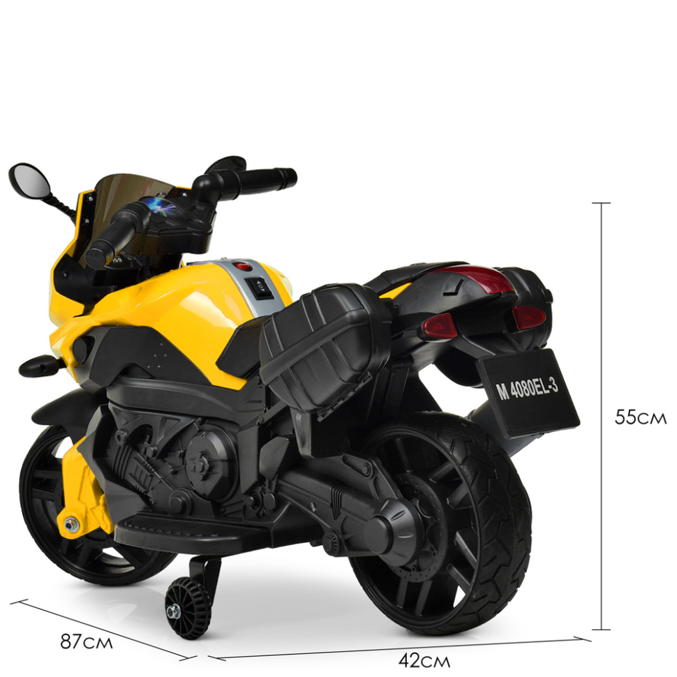 Детский электромобиль Мотоцикл Bambi Racer M 4080EL-6 до 20 кг