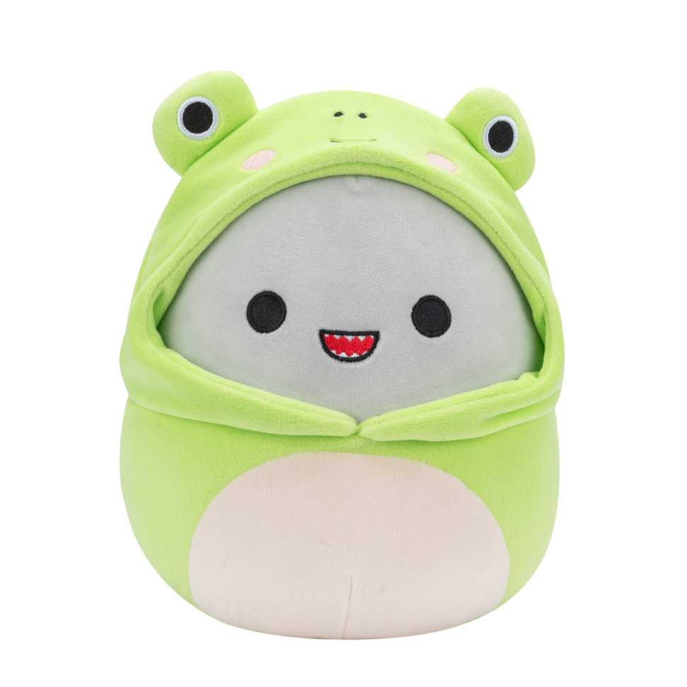Мягкая игрушка Акула Гордон Squishmallows SQER00932, 30 см, в одежде