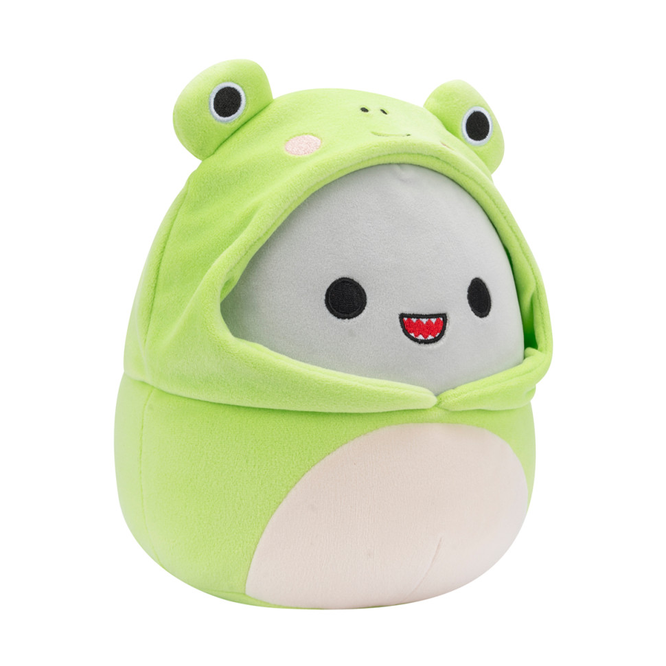 Мягкая игрушка Акула Гордон Squishmallows SQER00932, 30 см, в одежде