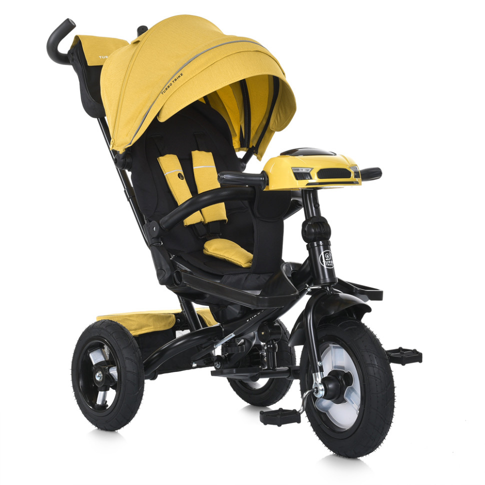 Детский трехколесный велосипед Turbotrike MT 1007-10 желтый