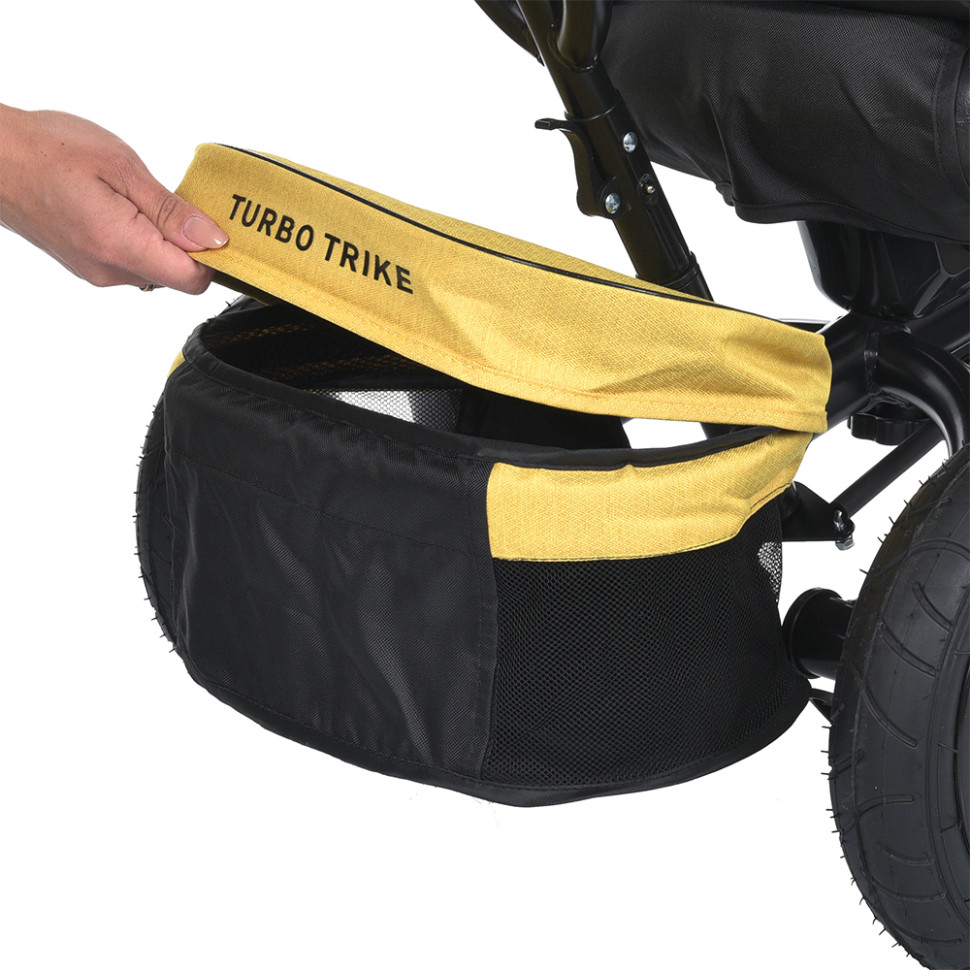 Детский трехколесный велосипед Turbotrike MT 1007-10 желтый