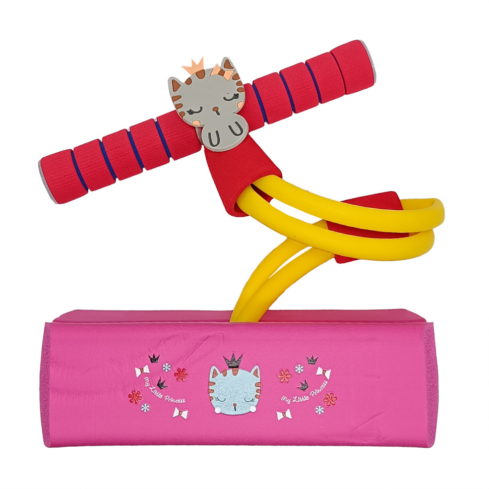 Дитячий джампінг Bambi 67942(Pink) підсвічування, пискавка