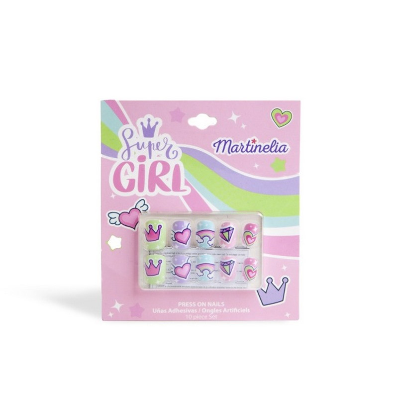 Наклейки на ногти детские «SUPERGIRL» Martinelia 62500